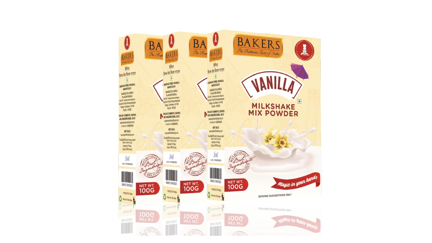 BAKERS Ice Cream Mix Powder Mango Flavour