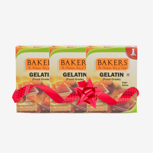 Bakers Food Grade Gelatin Pack of 3 (50gm x 3)