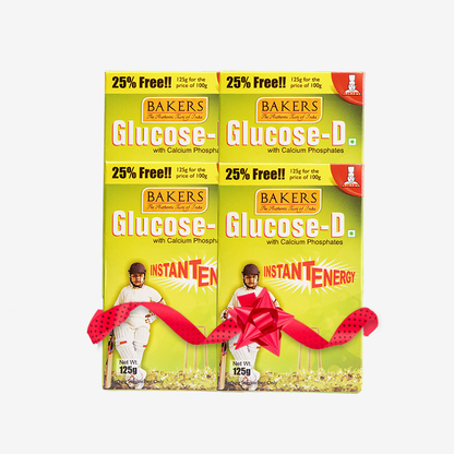 BAKERS Glucose D Instant Energy Glucose Powder Pack of 3 (125 gm x 3)