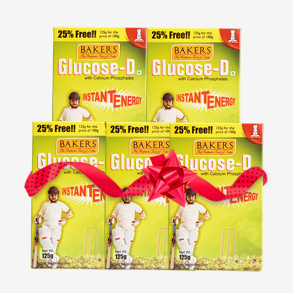 BAKERS Glucose D Instant Energy Glucose Powder Pack of 5