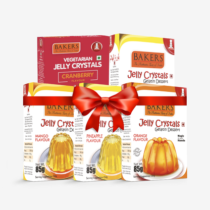 BAKERS Jelly Crystals  Pack of 5 90gm