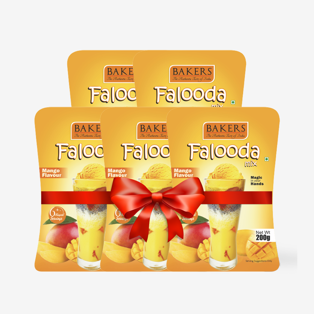 BAKERS Falooda Mix Powder Mango Flavour 200 gm